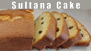 Sultana Cake Recipe  Raisin Cake Recipe  perfect Sultana Sponge Cake [upl. by Macintosh189]