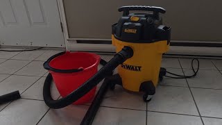 SUPER QUIET DeWALT 12Gallon Stealth Sonic Wet Dry Vacuum Review DXV12P [upl. by Teerpnam724]