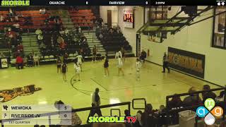 Wewoka at Riverside JV Girls Basketball [upl. by Ahsenra]