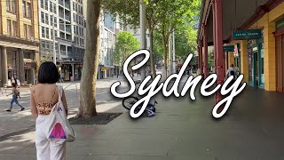 Spring into Sydney Oct Australia Street Walk 4K Video [upl. by Golightly]