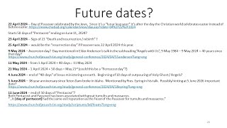 Video  32 future dates updated [upl. by Nepets738]