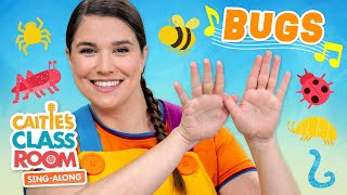 Songs About Bugs  Caities Classroom SingAlong Show  Insects For Kids [upl. by Relyuc]