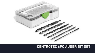 CENTROTEC 6pc Auger Bit Set [upl. by Granny]