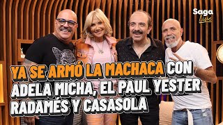 Adela Micha botada de la risa con LA MACHACA del Paul Yester Radamés y Casasola  Saga Live [upl. by Gernhard]