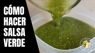 Salsa Verde Taquera  Una salsa para disfrutar con tacos 🔥🌮 [upl. by Matronna789]