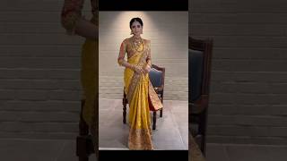 South Indian wedding saree collection 🤗🤗 fashion [upl. by Yesnik]