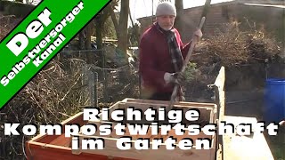 Richtige Kompostwirtschaft im Garten [upl. by Zak]