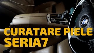 Curatare piele BMW seria 7 [upl. by Sherourd]