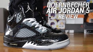 AIR JORDAN 5 DOERNBECHER REVIEW [upl. by Nnaegroeg]