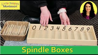 Montessori Spindle Box presentation [upl. by Locklin725]