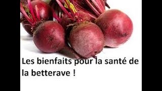 Quels sont les bienfaits de la betterave rouge [upl. by Tor889]