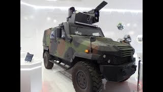 New Polish 4x4 Tank Destroyer Samson Mini RWS Premiere MSPO Kielce 2017 [upl. by Barnard960]