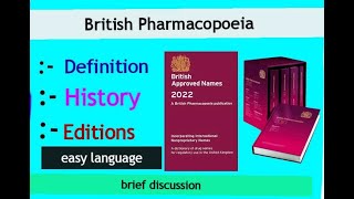 British Pharmacopoeia  Pharmaceutical Analysis Pharmaceutics  Pceutical Inorganic Chemistry [upl. by Dougherty]