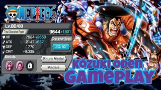 Kozuki Oden Gameplay  Oden is literally Good Attacker ❤️‍🔥💪  One Piece Bounty Rush [upl. by Sixla]