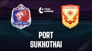 Port FC vs Sukhothai 🔴Live Match Today⚽🎬 [upl. by Ennylyak578]