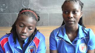 Haiti WNT interviews Batcheba Louis amp Nerilia Mondesir [upl. by Damaris]