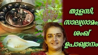 തുളസി സാളഗ്രാമം ശംഖ് ഉപാഖ്യാനം THULASI SALAGRAMAM SHANGHU  SARITHA IYER [upl. by Fulbright]