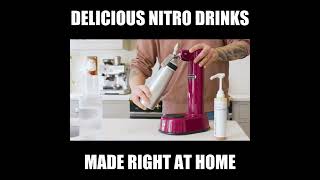 Nitro Drinks Made Easy Any Beverage You Want At The Push Of A Button [upl. by Armington750]