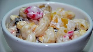 Sweet Macaroni Salad Recipe [upl. by Nirrok]