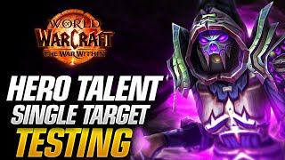 War Within Warlock Damage Testing For EVERY Hero Talent and Spec [upl. by Still]