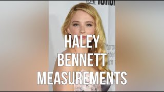 Haley Bennett Measurements [upl. by Ranger837]