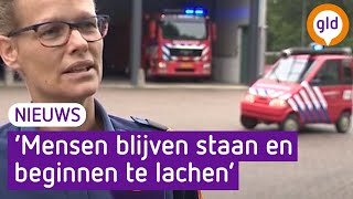 De bijzondere brandweerwagen van de brandweer in Vorden [upl. by Nuahc]