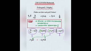 ZAP 2019 NRW Mathematik Prüfungsteil 1 Beispielaufgabe 1 Lösungen [upl. by Jourdain345]