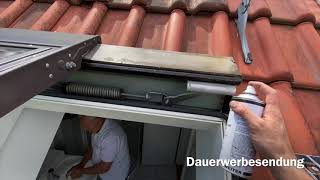 BraasAtelier Dachfenster Wartung der Schiebemechanik [upl. by Arretak]