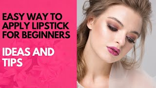 How To Apply Perfect Lip Shaping Lipstick tutorial by makeup studio by Ayeshamakeup [upl. by Kolodgie]