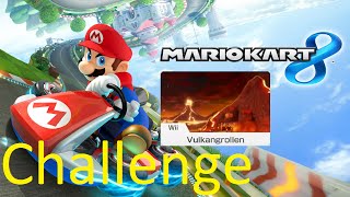 Lets Challenge Mario Kart 8 Zeitfahren Wii Vulkangrollen 208441 [upl. by Orpheus]