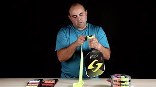 How To Install Overwrap Grip  Gearbox Pickleball [upl. by Lounge]