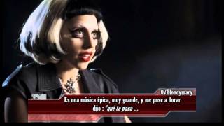 Lady Gaga habla sobre Marry The Night Sub Español [upl. by Brant]