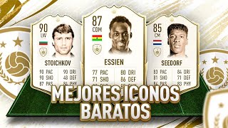 LOS MEJORES ICONOS BARATOS de FIFA 22 futbol para todos [upl. by Aicenat]