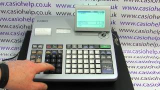 E035 Error Message Casio SES3000  Casio PCRT2100  PCRT2300  PCRT2400 Cash Register [upl. by Tillion]