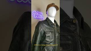 biker motorcycle leather horsehide jacket vintagestyle retrostyle bonecrusherheadshrinker [upl. by Anoiuq]