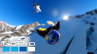 GoPro Awards Worlds Longest Wingsuit Proximity Flight  Mont Blanc France [upl. by Atinauq]