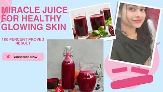 Miracle Juice for Healthy Glowing Skin Beetroot Pomegranate amp Ginger [upl. by Duck508]