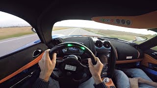 POV Test Drive in the Handmade Mazzanti Evantra Supercar  70 V8 Engine Sounds [upl. by Adelaide]