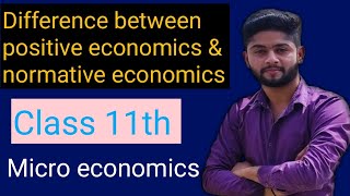 Difference between Positive economics amp normative economics  class 11th [upl. by Jerold]