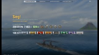 König Albert  8 kills amp 106k Damage World of Warships [upl. by Bornstein]