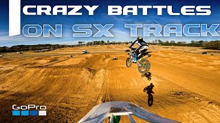 GoPro Tight Battles on a Supercross Track [upl. by Airdnal]