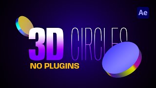 Beautiful Gradient 3D Cylinder Adobe After Effects Tutorial [upl. by Arahas112]