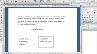 Diagramming Arguments in Word [upl. by Kata]