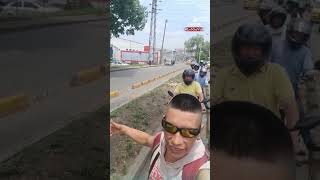 🚴‍♀ quotEsto es para nosotrosquot ciclista a motociclistas por invadir ciclovía 🏍 [upl. by Arte]