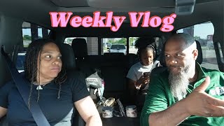 WEEKLY VLOG  ALIYAHS HAIR  TRAVELING FOR ALEXAS TRACK MEET  RECORDING CONTENT  YELLE ADAMS [upl. by Hnao]