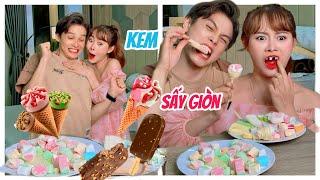 Kem Và Các Loại Kẹo Dẻo SẤY GIÒN sẽ như thế nào 😆 [upl. by Weight5]