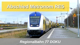 RB77 Abschied vom Metronom auf der Niederelbebahn 2018 [upl. by Reeves812]