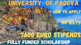 How to Apply for University of Padova Italy 2024  53 Masters Programs  Fully Funded Scholarships [upl. by Dekeles]