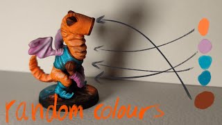 limited colour challenge  Hazmat Ferret Drake Miniature Painting [upl. by Hanauq]