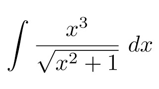 Integral of x3sqrtx21 substitution [upl. by Holmen883]